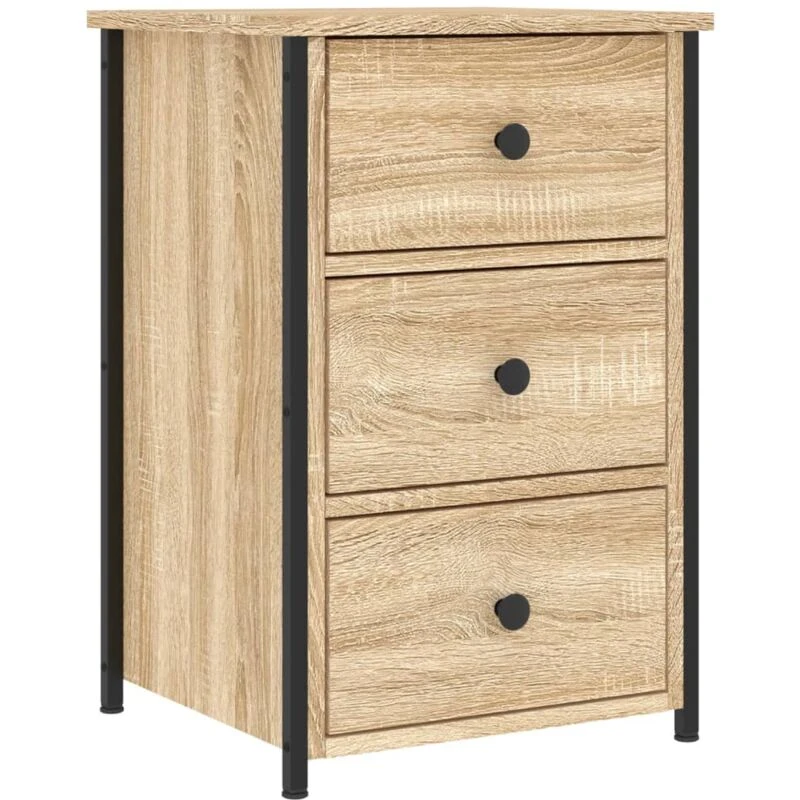 Image of VIDAXL Bedside Cabinet Sonoma Oak 40x36x60cm Engineered Wood vidaXL 8720845939540