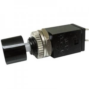 Miyama DS 410 BK Pushbutton 125 V AC 3 A 1 x OffOn momentary