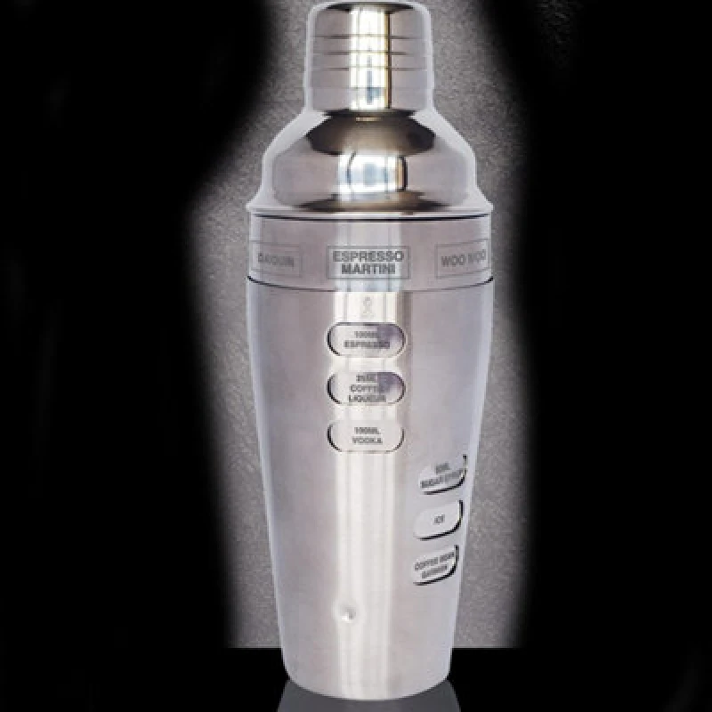 Image of Original Products Bar Originale Recipe Stainless Steel Cocktail Shaker 600Ml Silver