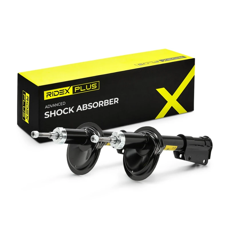Image of RIDEX PLUS 854S2354P Shock absorber Front Axle, Oil Pressure, Twin-Tube, Suspension Strut, Top pin Shock Absorber (854)