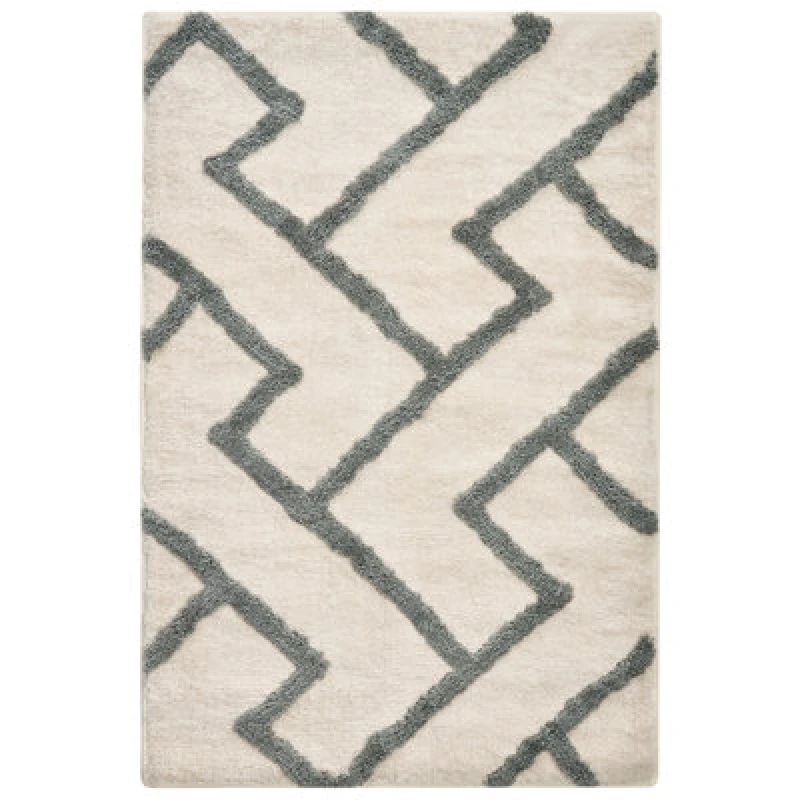 Image of Beliani Bath Mat Garhi Beige 60 X 90 Cm Cotton