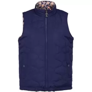 Image of Barbour Printed Reversible Apia Gilet - Blue