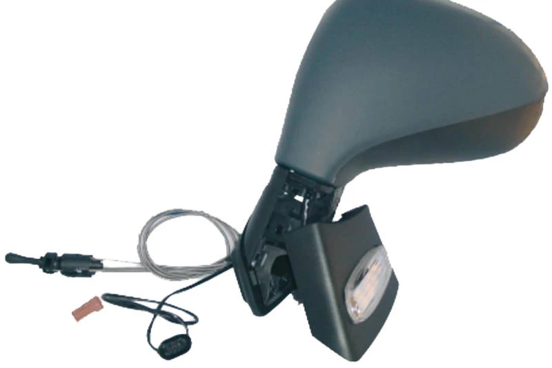 Image of PRASCO PG3207124 Wing mirror Left, Manual, Convex, primed Outside Mirror (50)