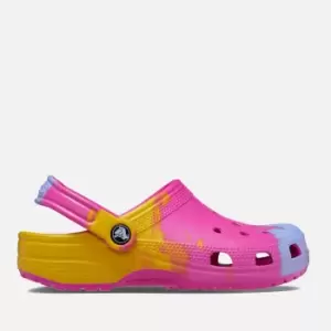 image of Crocs Classic Clog, Juice/Multi, size: 3, Female, Slides & Sandals, 208275-6UC