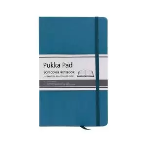 Image of Pukka Pad Signature Soft Cover Notebook A5 215x135mm 192 Pages Teal