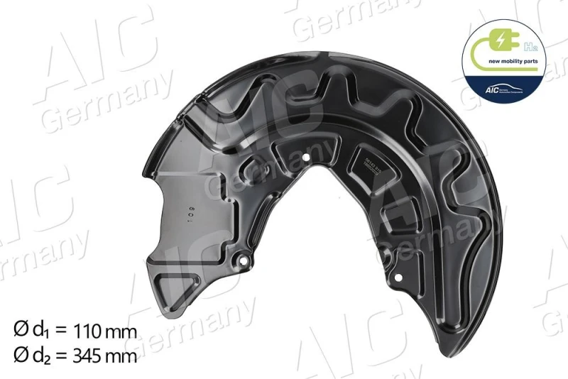 Image of Brake disc backing plate AIC 56143