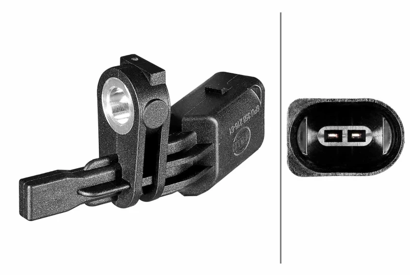 Image of HELLA ABS sensor HELLA 6PU 358 216-511
