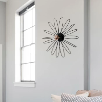 Image of Hemdem - 707-A BLACK Black Wall Lamp