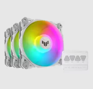 Image of ASUS TUF GAMING TF120 ARGB White EDITION 3IN1 Computer case Air...
