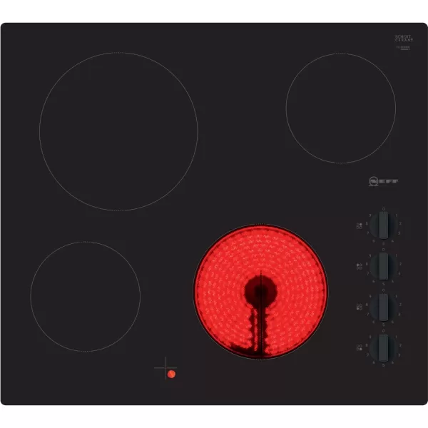 Image of NEFF N30 TL16EK0N1 59cm Ceramic Hob - Black