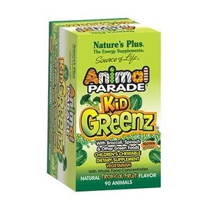 Image of Natures Plus Animal Parade KidGreenz Childrenamp39s Chewable with Whole Food Concentrates 90 Tabs