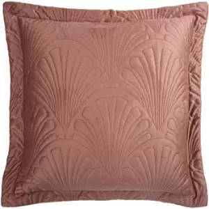 Image of Paoletti Palmeria Cushion Cover (One Size) (Blush Pink) - Blush Pink