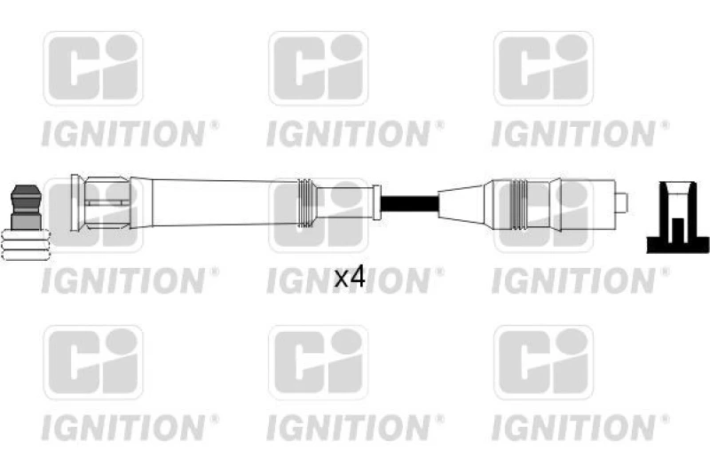 Image of QUINTON HAZELL Ignition lead set QUINTON HAZELL XC839