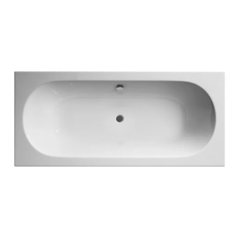 Image of Balterley Double Ended Straight Shower Bath Leg Set 1700x750mm White