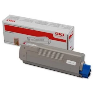 image of OKI 44315306 Magenta Laser Toner Ink Cartridge