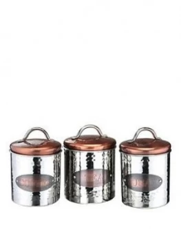 image of Apollo Copper Tea Coffe And Sugar Canisters