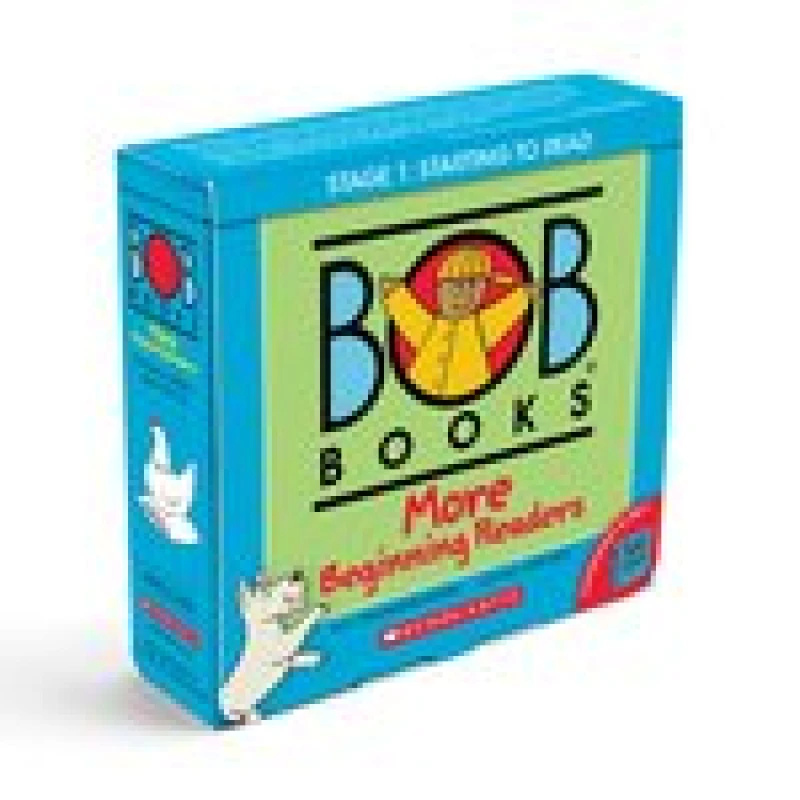 Image of bob books more beginning readers box set phonics ages 4 and up kindergarten 9781338673517