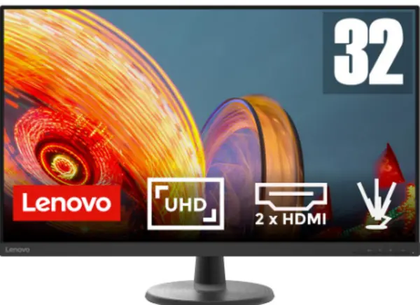 Lenovo D32u-45 31.5" 67A1GAC2UK 4K Ultra HD LED Monitor