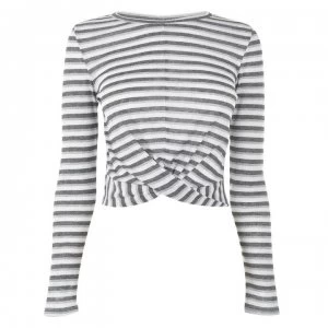 JDY Long Sleeve Top - Multi Stripe