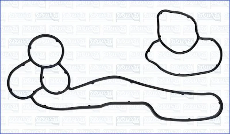 Image of AJUSA Gasket Set, oil cooler AJUSA 77002800