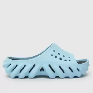 image of Crocs pale blue echo slide Junior Slides