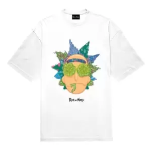 image of Rick & Morty T-Shirt Ricks Head CP Size L