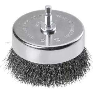 kwb POT BRUSH, EXTRA HEAVY, HSS STEEL WIRE, CORRUGATED 602430