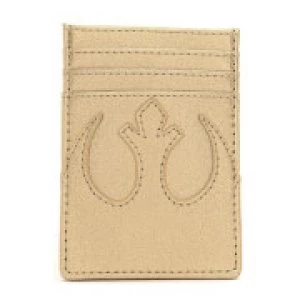 image of Loungefly Star Wars Gold Rebel Alliance Cardholder