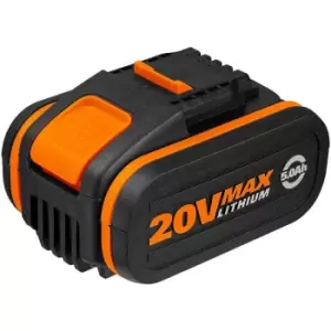 Image of WA3570 5.0Ah 20V Li-Ion PowerShare Battery - n/a - Worx