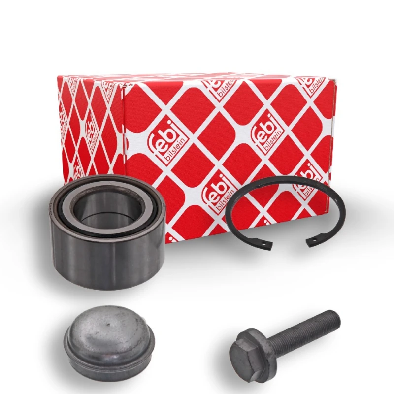 Image of FEBI BILSTEIN 37507 Wheel bearing kit with drive shaft bolt, Front Axle Right, with screw Wheel Bearing Kit (654)
