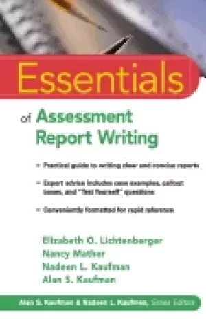 Image of essentials of assessment report writing
