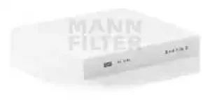 Image of Cabin Air Filter Cu2141 By Mann-Filter