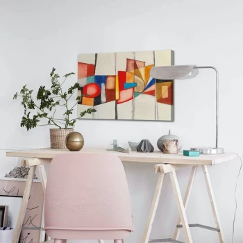 Image of 4570ABSC - 016 Multicolor Decorative Canvas Painting