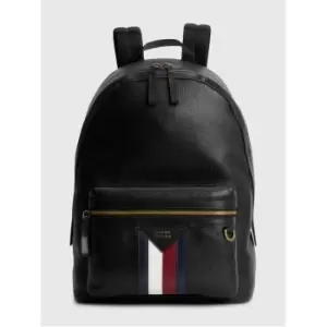 Image of Tommy Hilfiger Th Premium Leather Backpack - Black