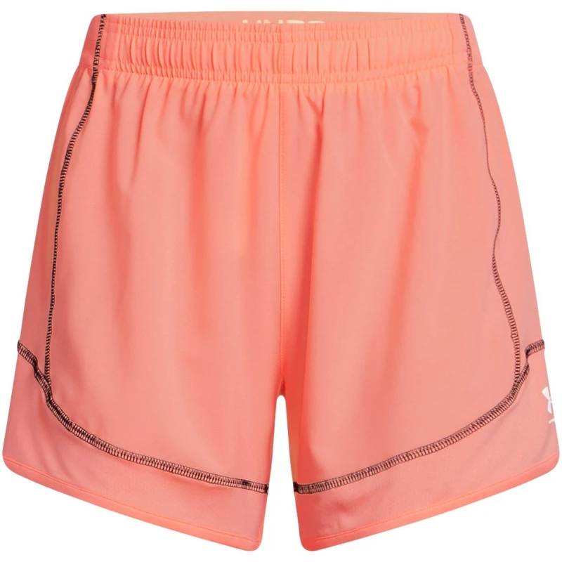 Image of Under Armour Challenger Pro Shorts Womens - Orange Orange 8
