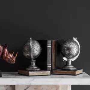 image of Gallery Direct Atlas Pair Of Globe Bookends