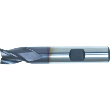 Image of 25.00MM HSS-Co 8% 3 Flute Weldon Shank Short Series Slot Drills - TiAlN Coated
