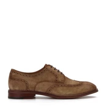 image of Dune London Sulphur Suede Brogues - Tan Suede