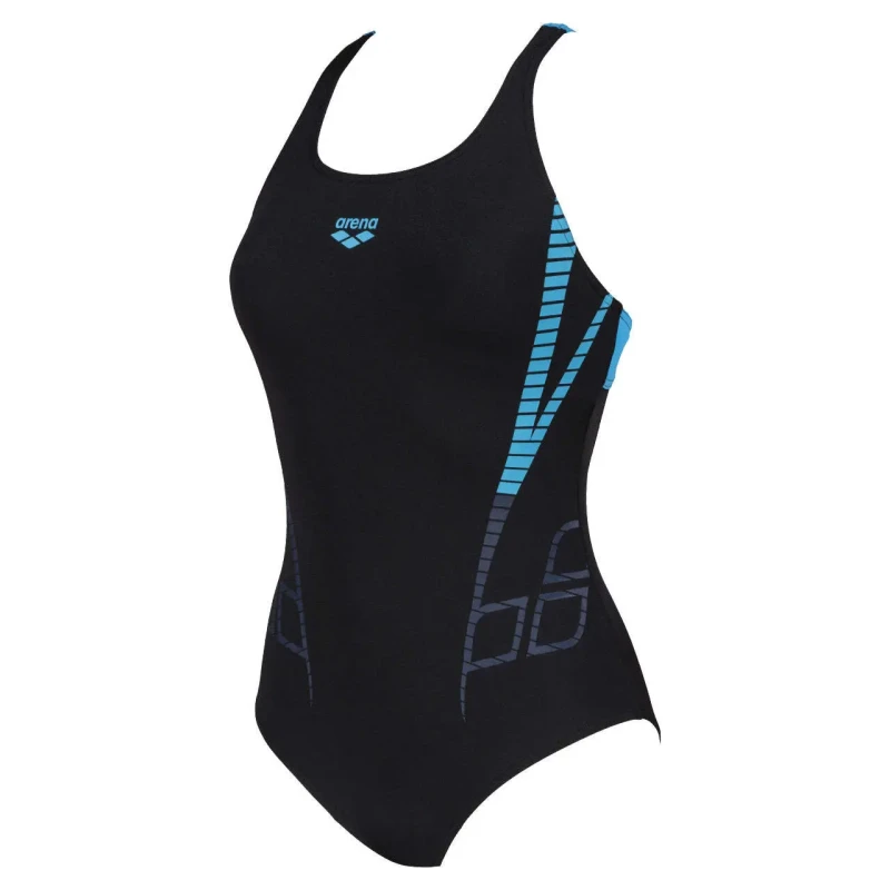 Image of Womens 1 Piece swimsuit Arena Shiner Pro Back One Piece Noir Female 40