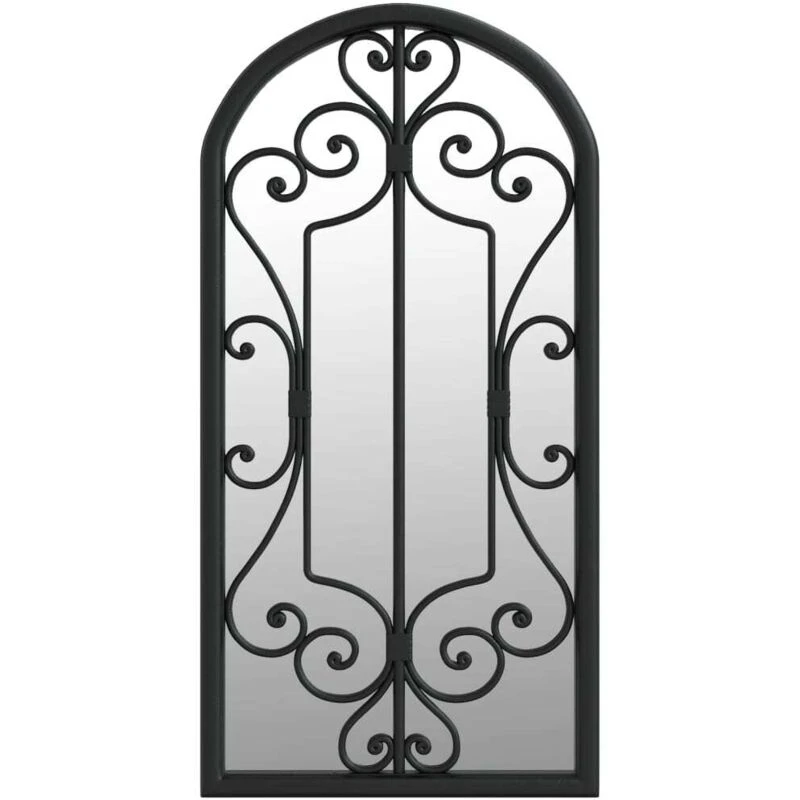 Image of VIDAXL Mirror Black 70x30cm Iron for Indoor Use Vidaxl 8720286774625