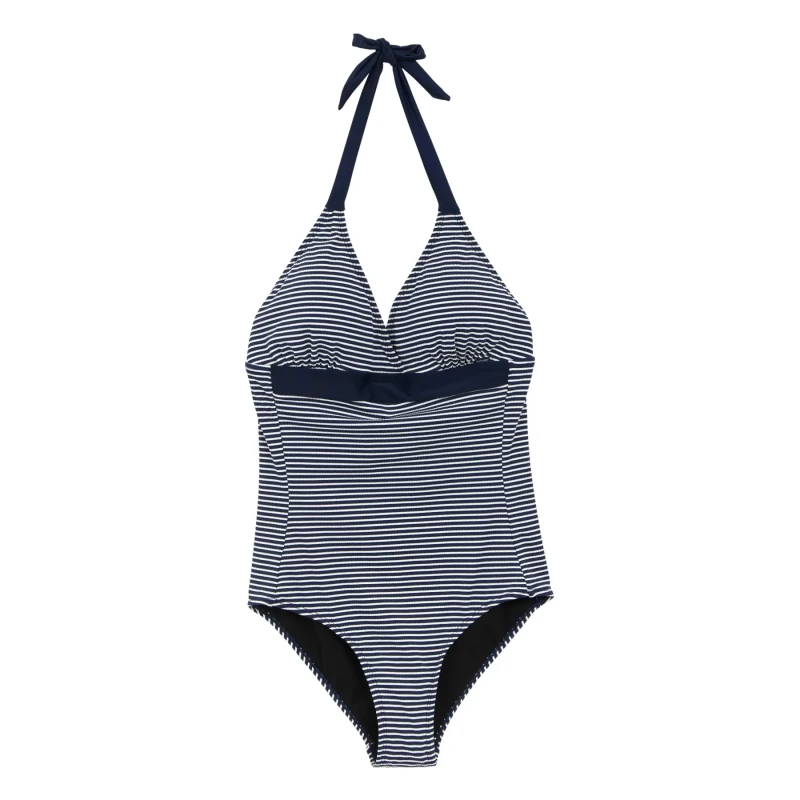 Image of Regatta Womens Flavia II One Piece Swimsuit Navy/White Seer female 22