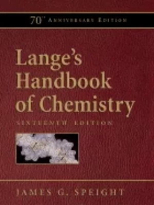 Image of langes handbook of chemistry 70th anniversary edition
