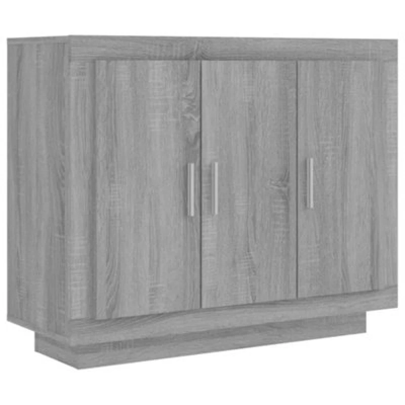 Image of VIDAXL Sideboard Grey Sonoma 92x35x75cm Engineered Wood Vidaxl 8720286968659