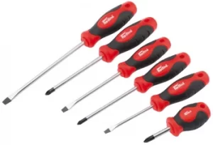 Image of Draper Soft-Grip Screwdriver Set (6 piece) RL-SD6SG 68013