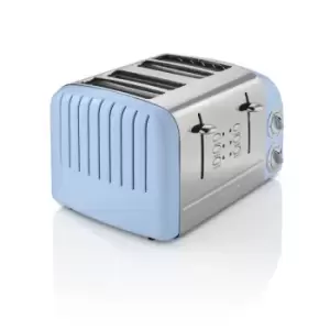 Image of Swan ST34020BLN 4 Slice Retro Toaster