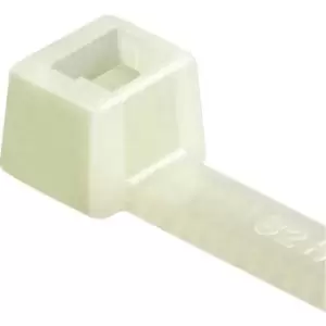 Image of HellermannTyton 111-05419 T80L-PA66-NA-C1 Cable tie 390 mm 4.70 mm Ecru Heat-resistant 100 pc(s)