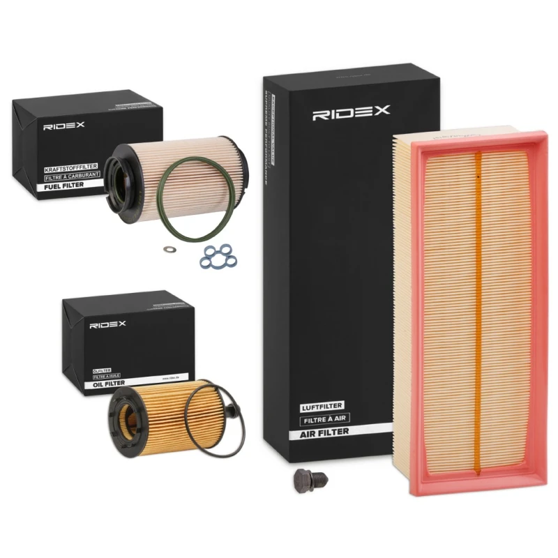 Image of RIDEX 4055F0650 Filter Set with air filter Filter Set (4055)