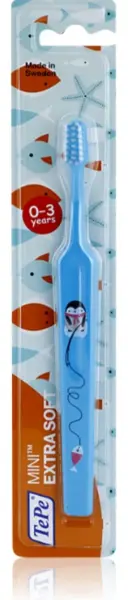 image of TePe Mini Illustration Kids Extra Soft Toothbrush