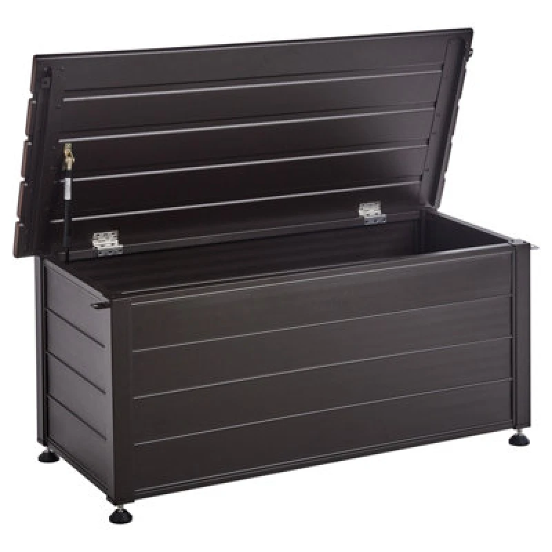 Image of Beliani Storage Box Campalto 113cm 50 Cm Dark Brown