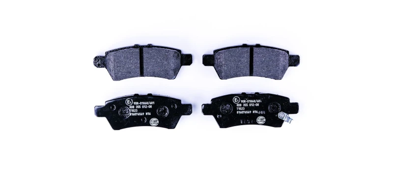 Image of HELLA Brake pad set HELLA 8DB 355 012-081